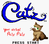 Catz - Your Virtual Petz Palz Title Screen